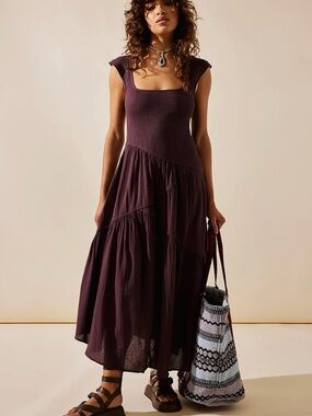 Free People traveler midi dress